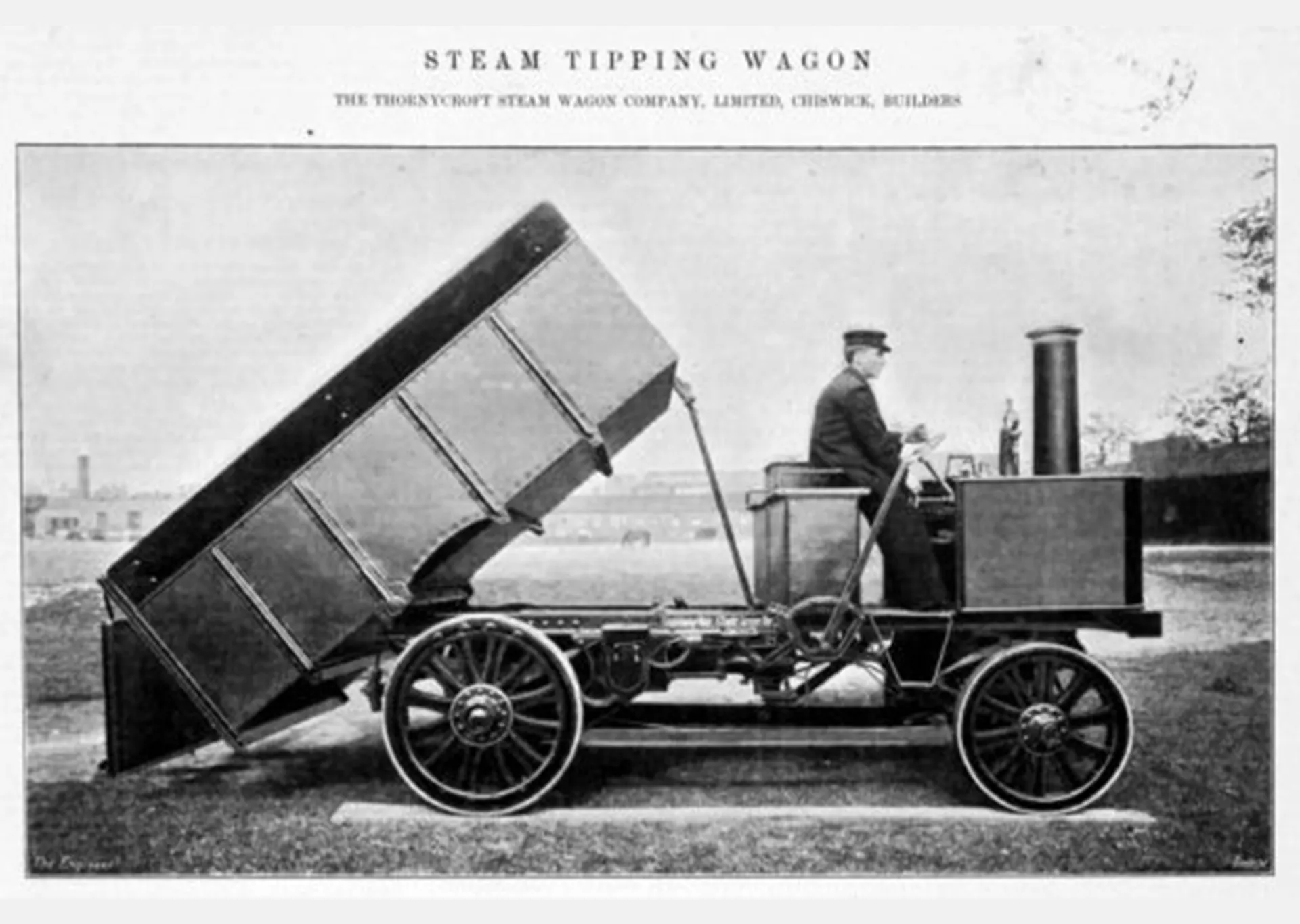 history of waste first motor wagon