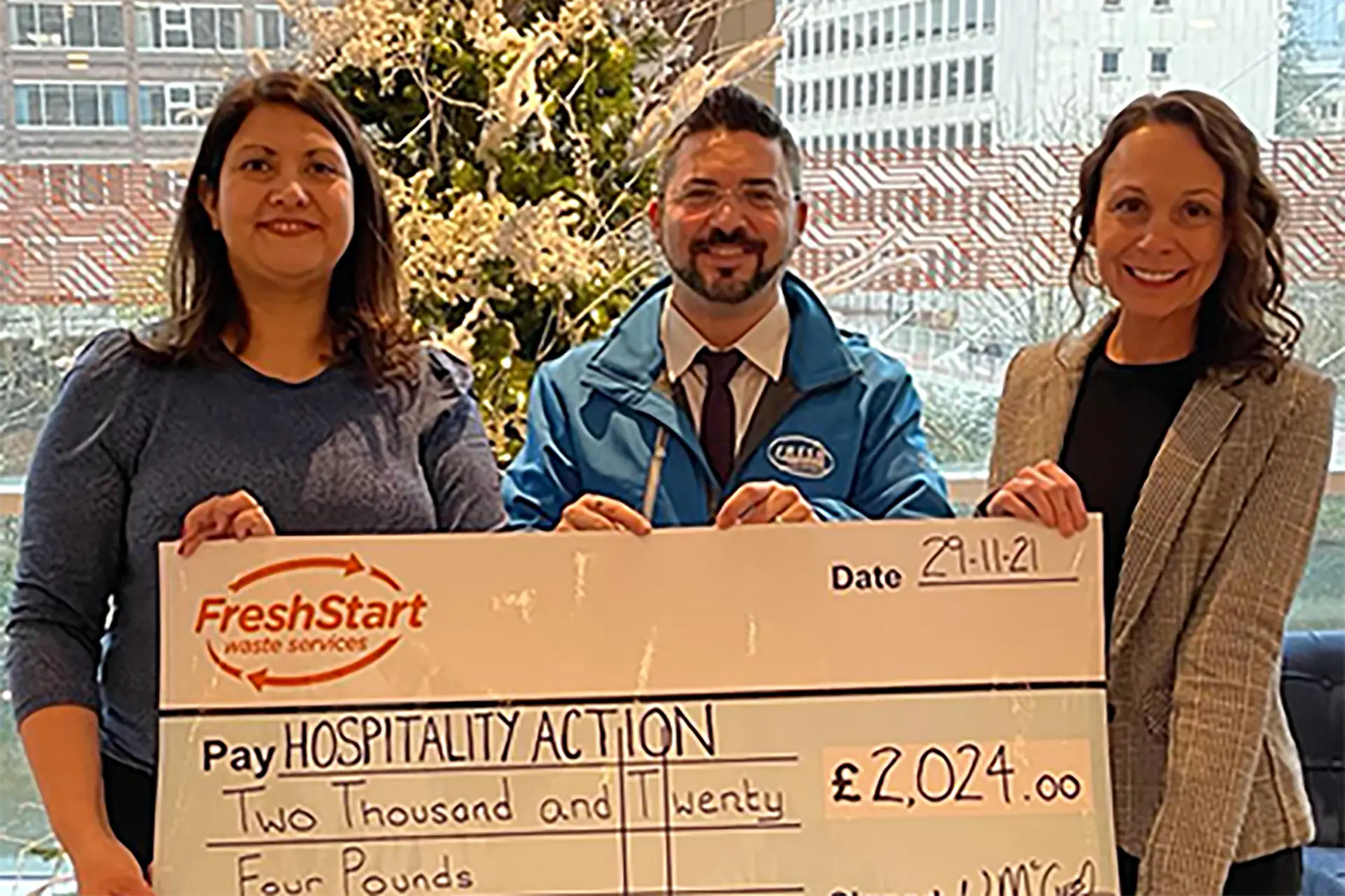 hospitality action donation