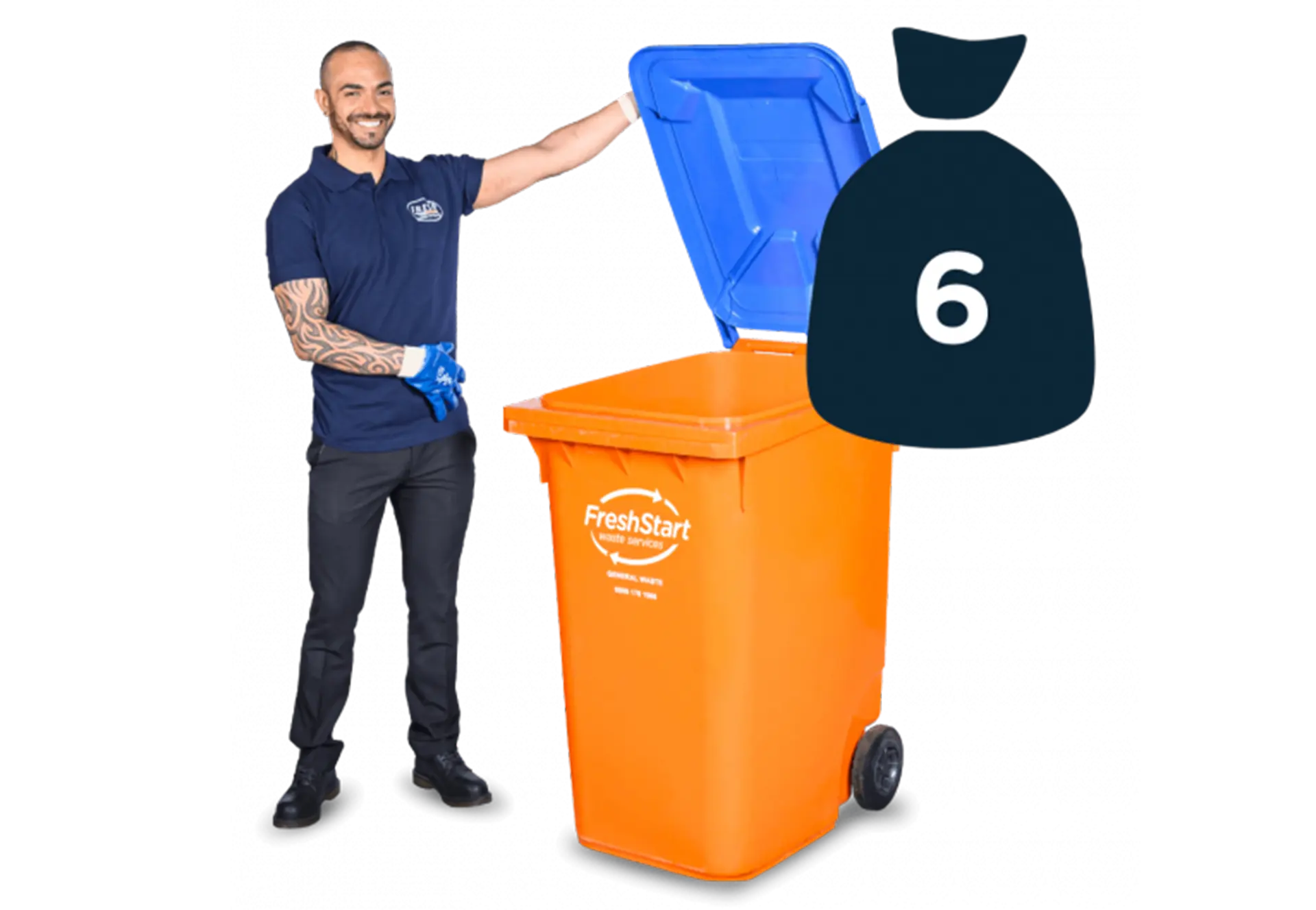 general waste 360 litre