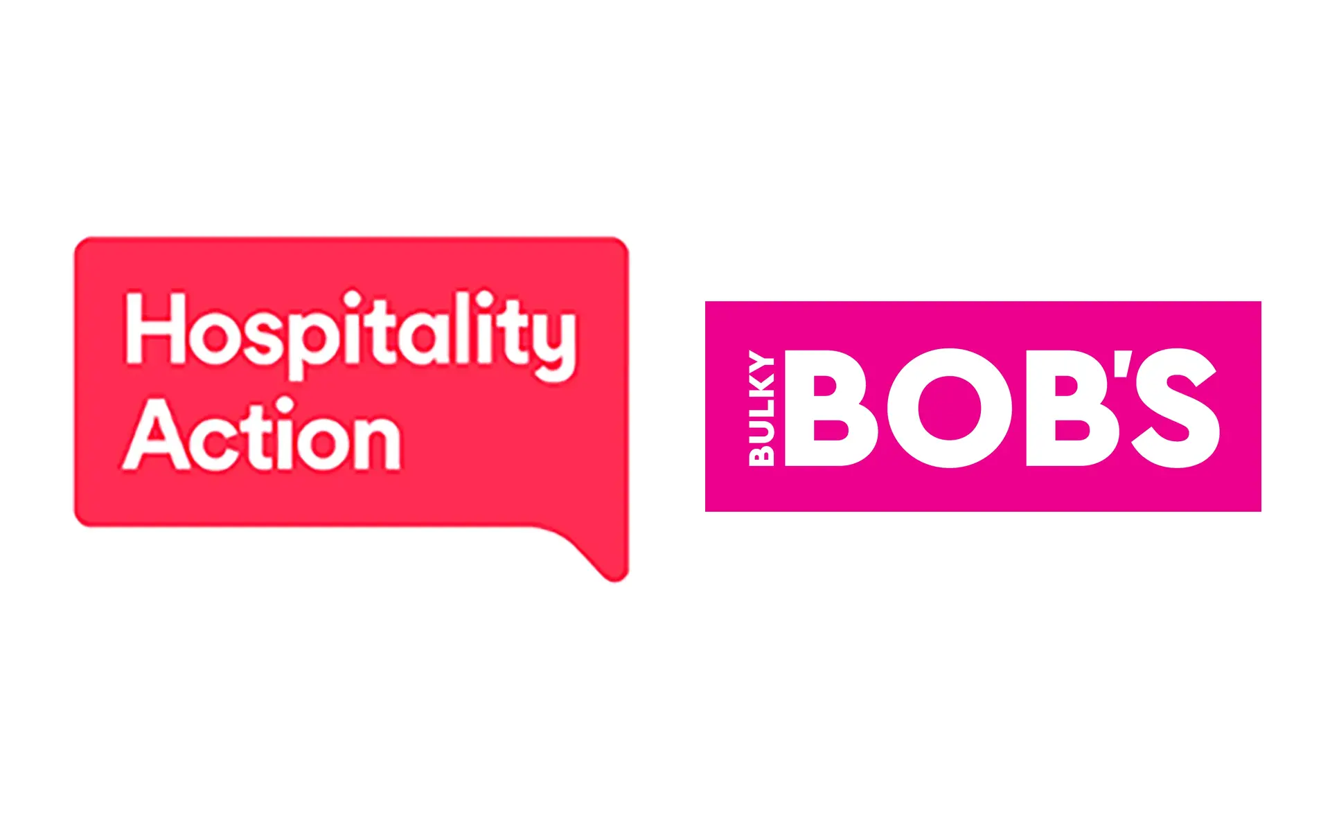 hospitality action and bulky bobs logos