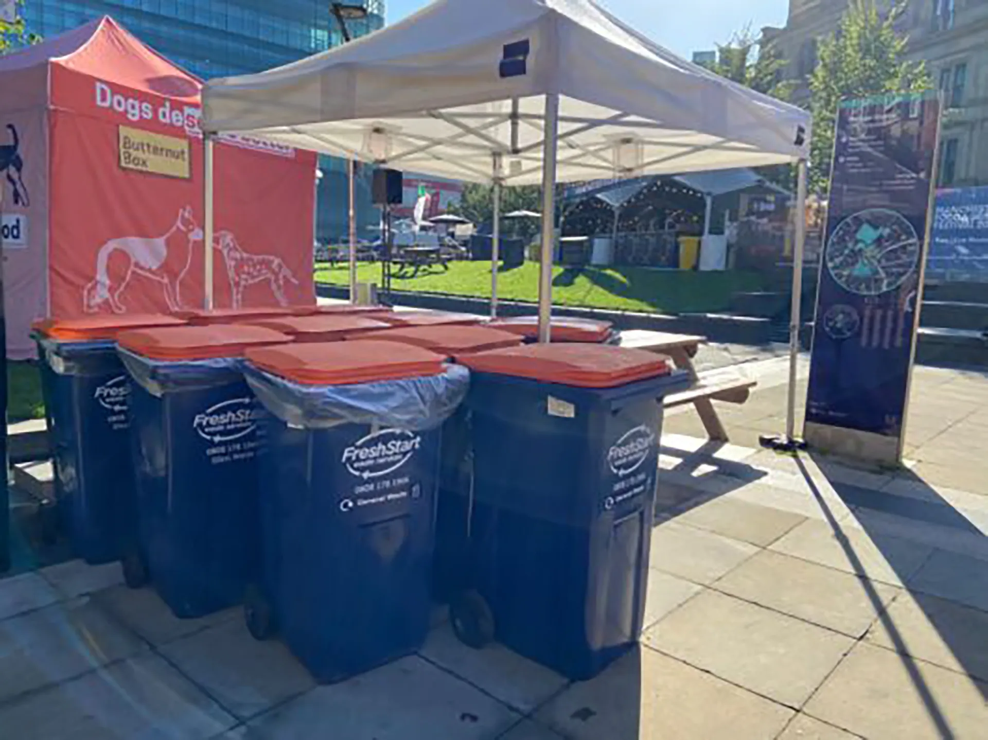 manchester food and drink festival bin collection