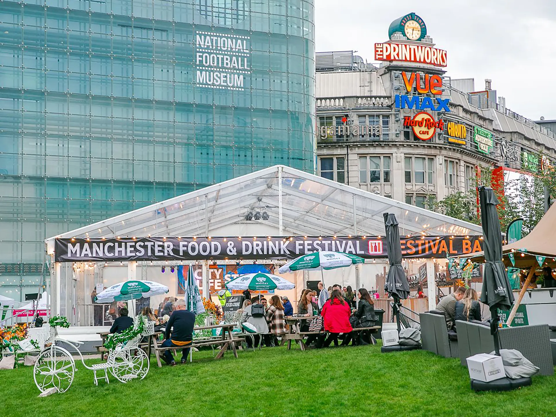 manchester food and drink festival tent