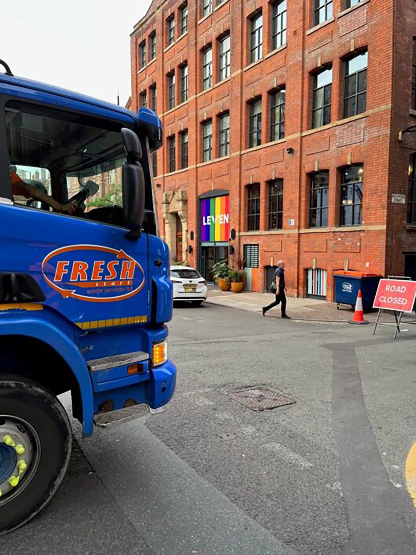 manchester pride fresh start waste truck