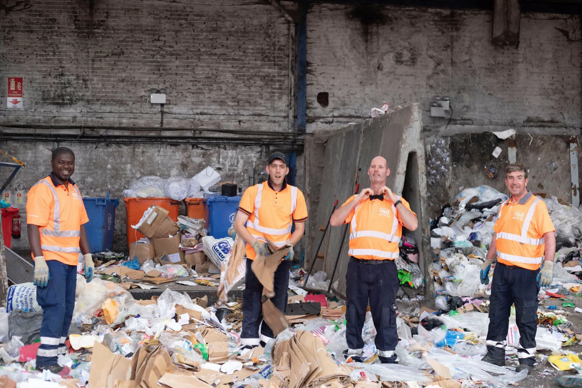 recycling team