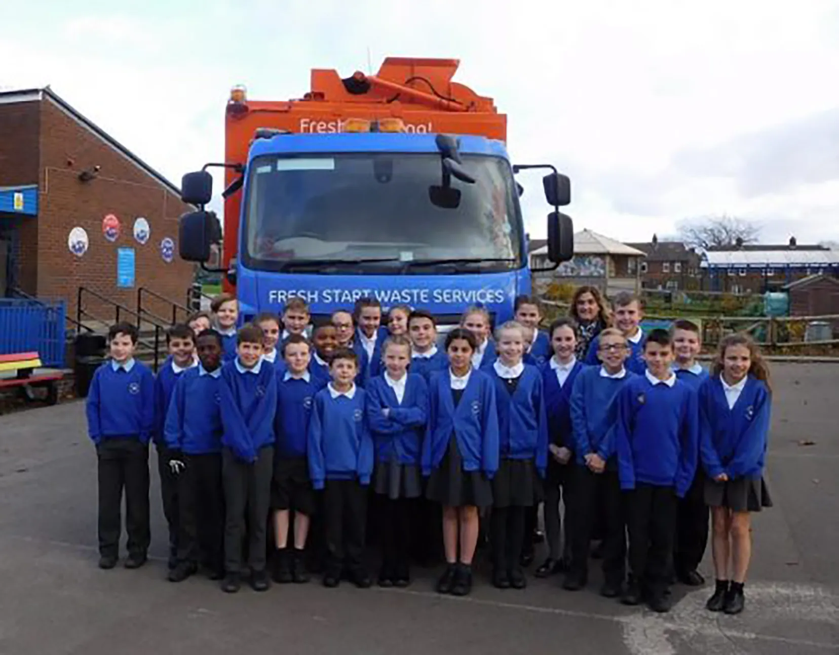 swinton school children inspire fresh new wagon