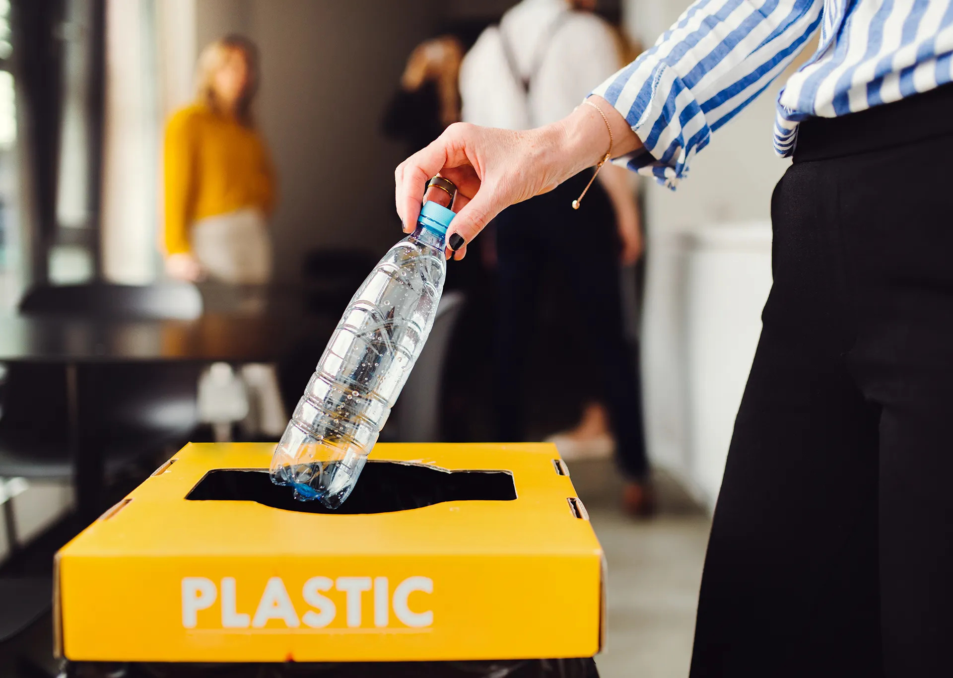recycle plastic for eco-friendly office