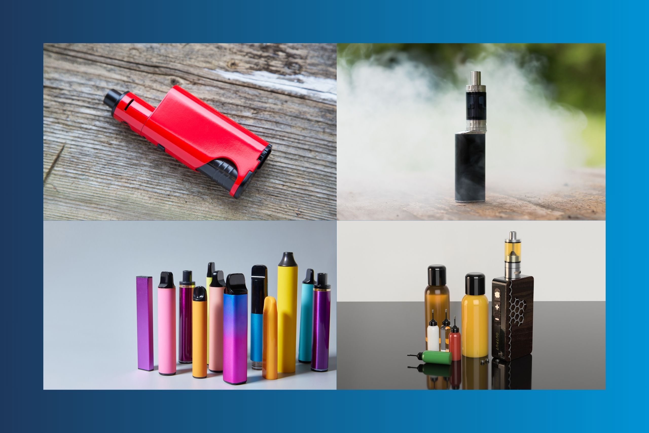 danger of e-cigarettes in waste bins