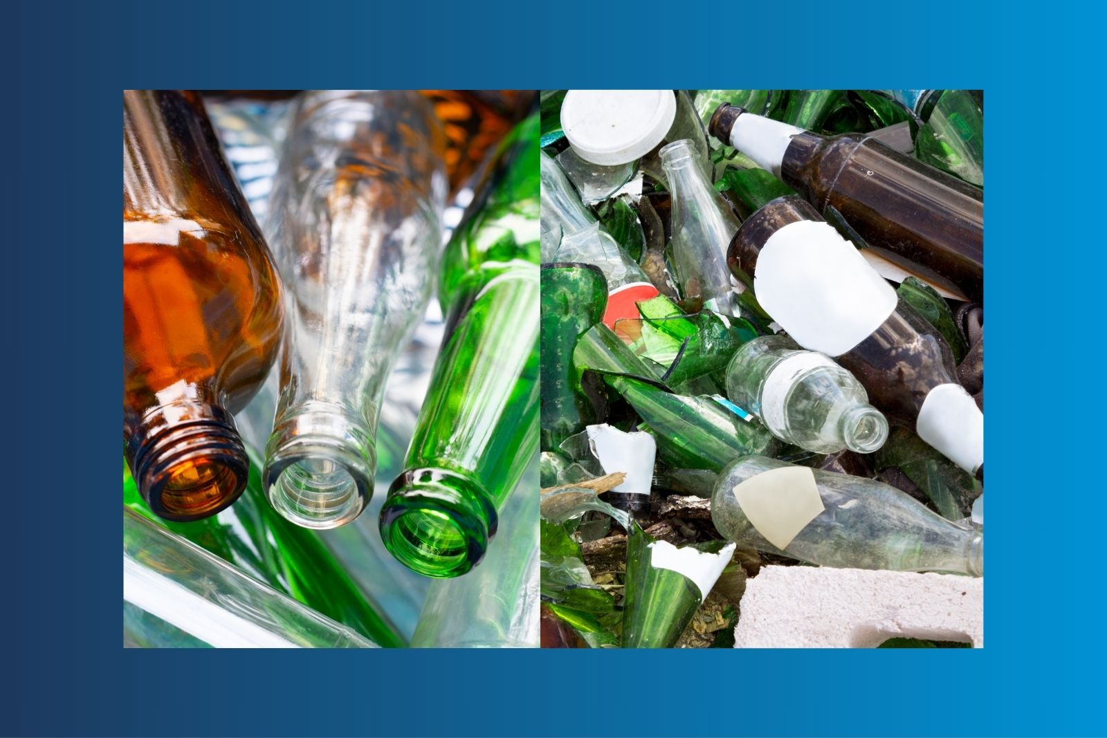 glass waste & recycling collections