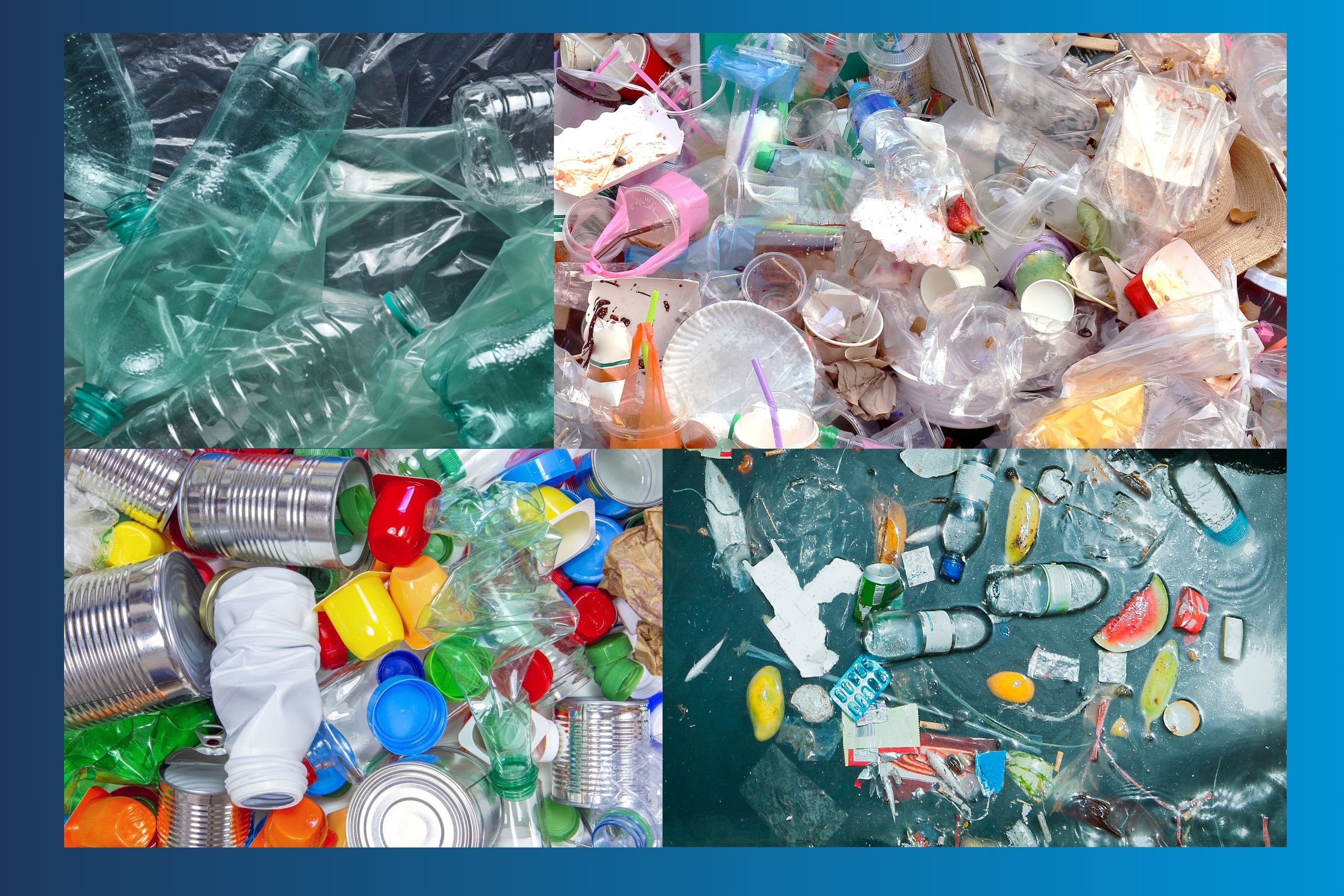 plastic waste in landfill site