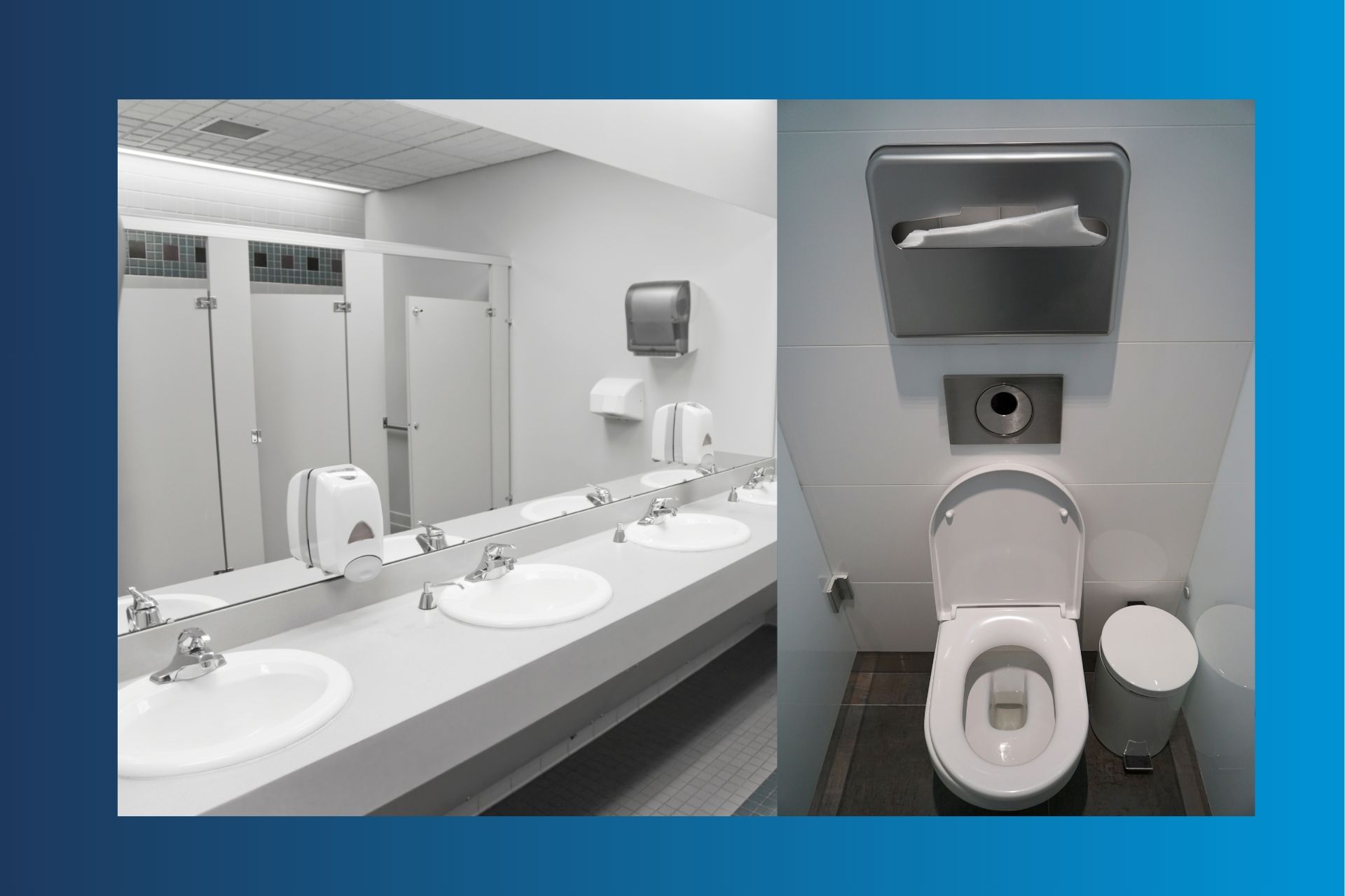 washroom bins