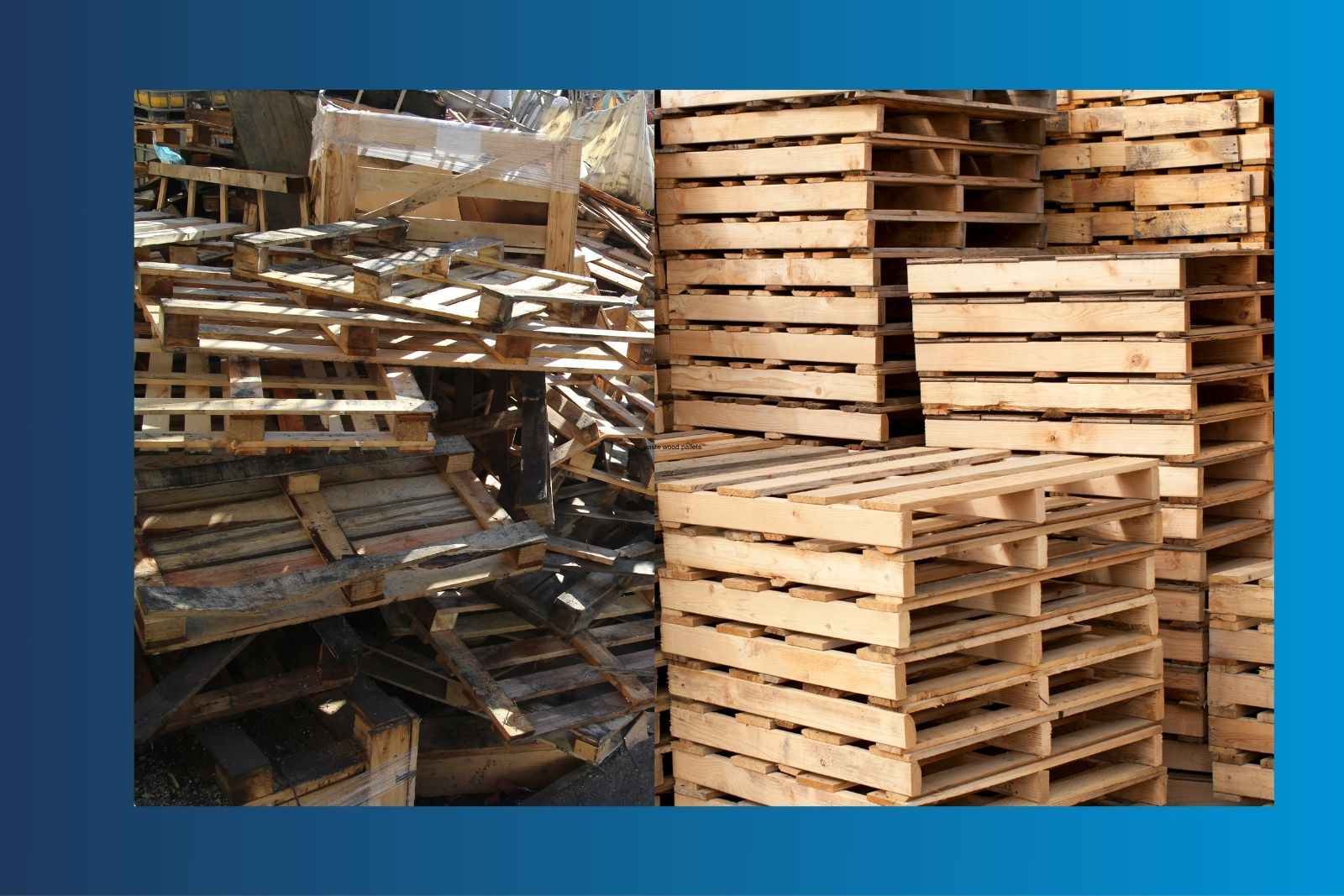 waste wood pallets