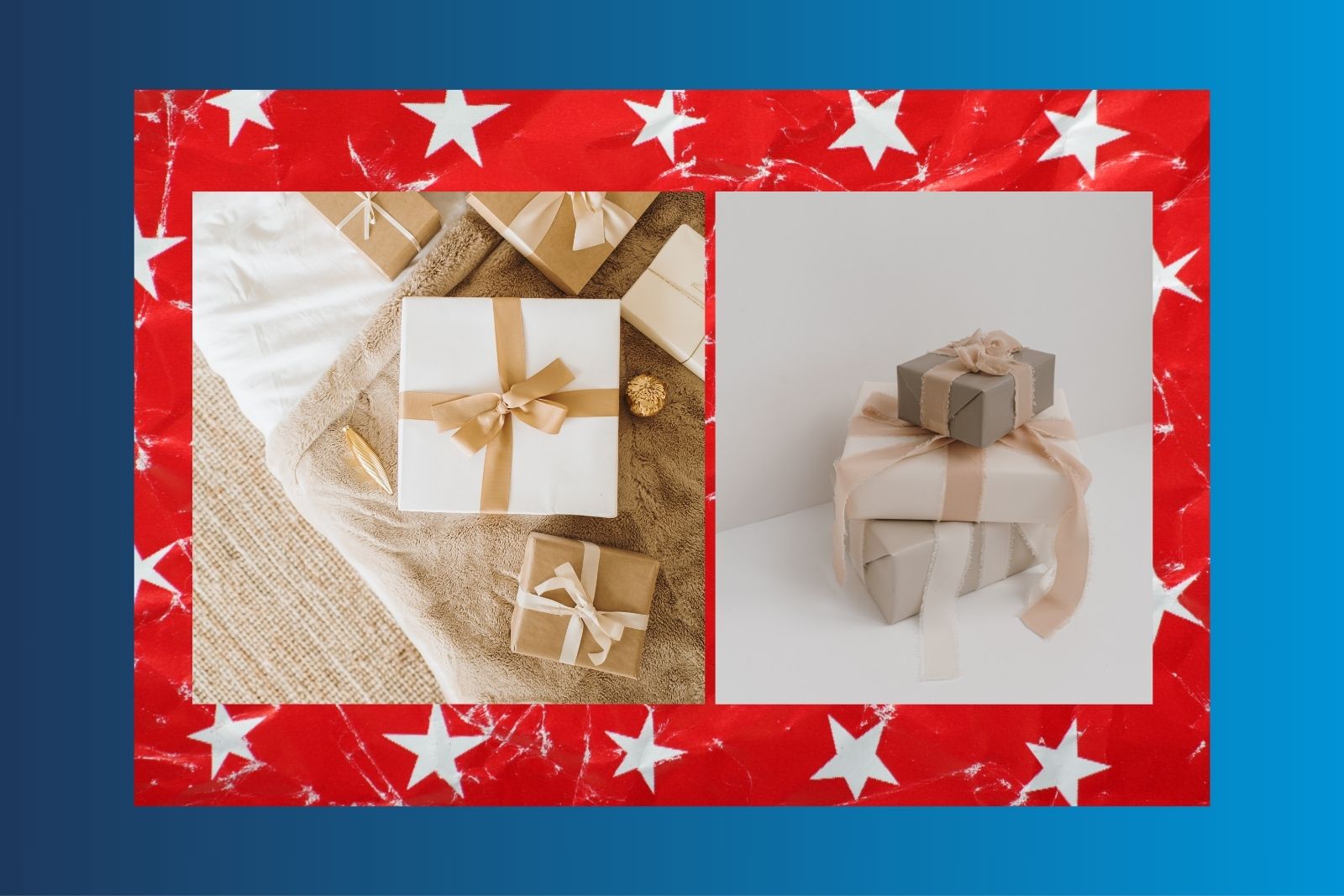recycling christmas cards and wrapping paper