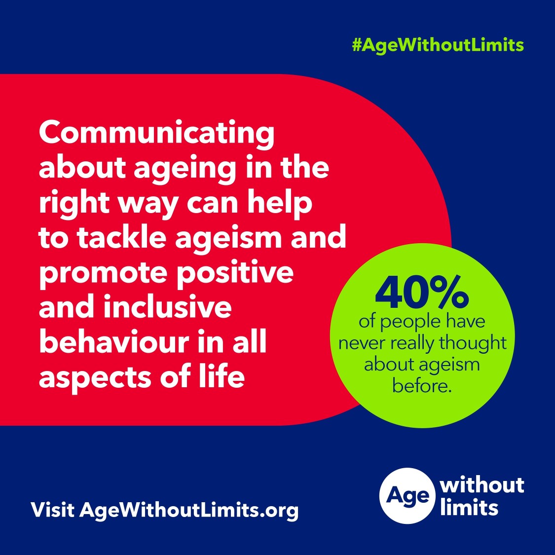 #AgeWithoutLimits Campaign
