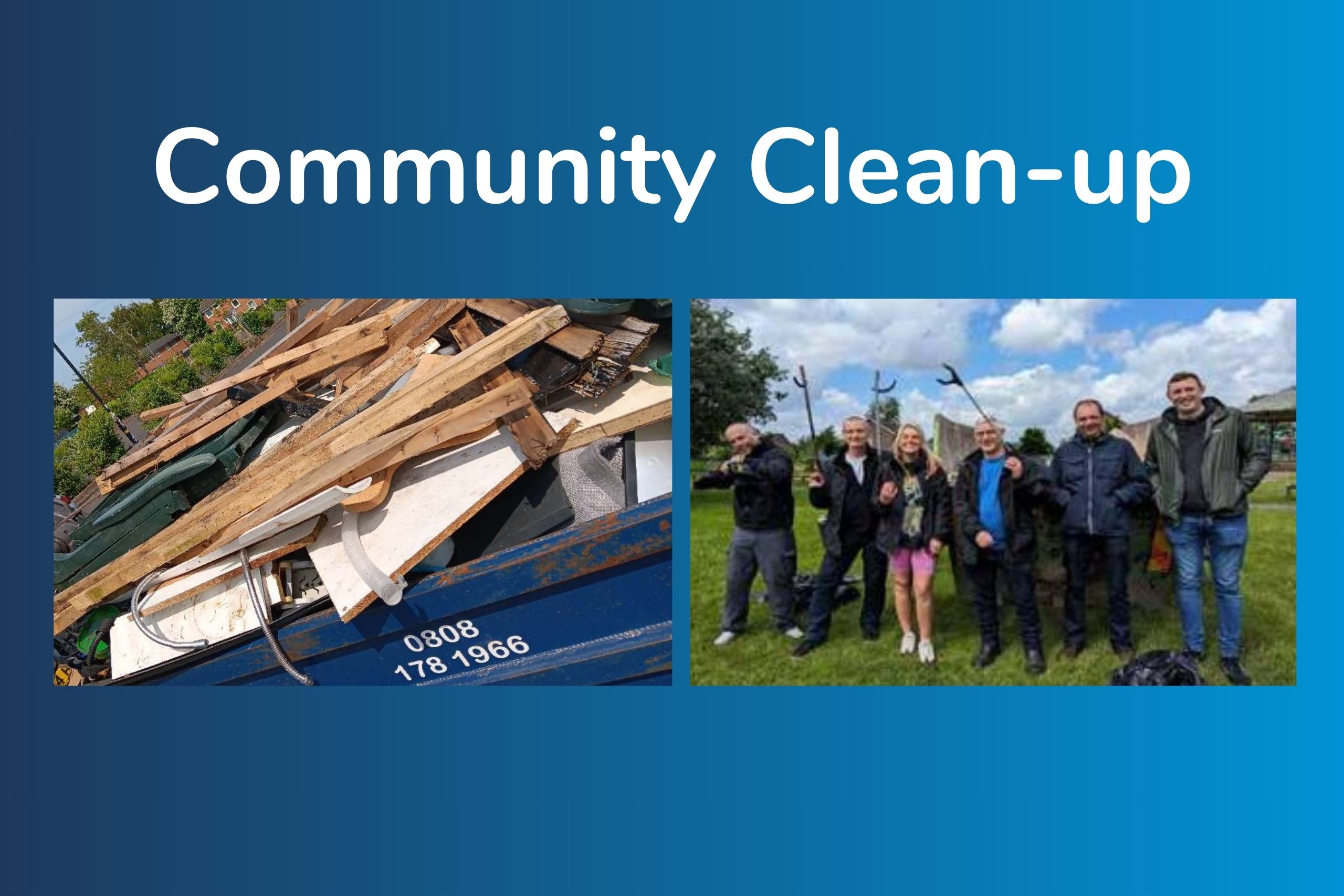 community clean up web banner