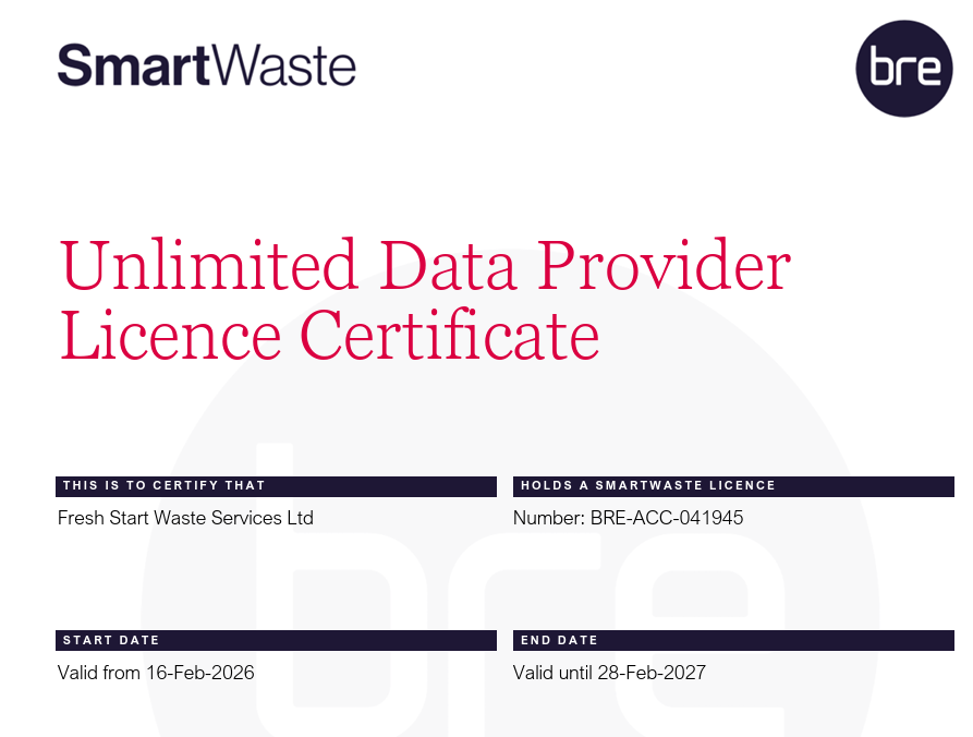 bre smartwaste licence